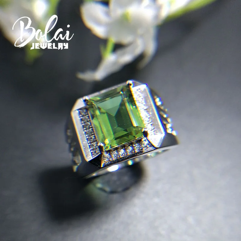 Bolaijewelry, мужское кольцо из зултанита, меняющее цвет, Стерлинговое Серебро 925 пробы, diaspore, хорошее ювелирное изделие, лучший подарок для мужчин