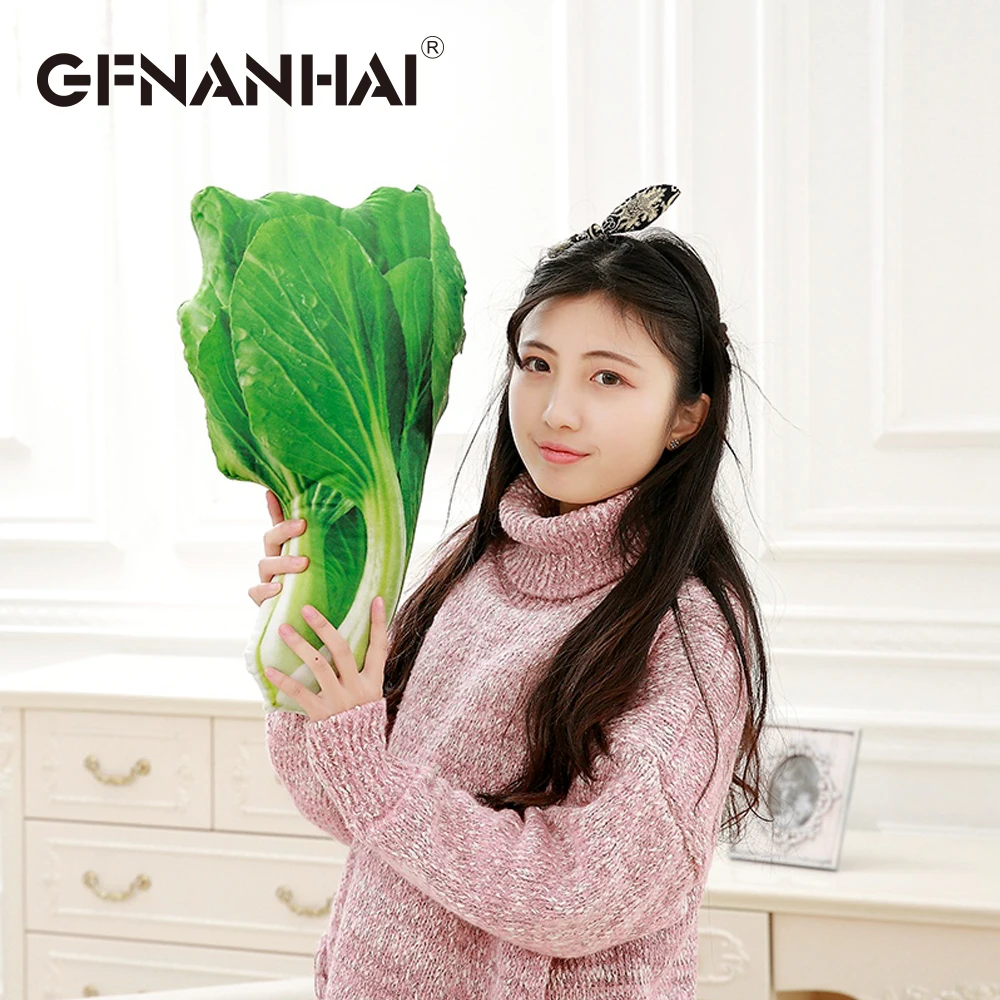 1 шт. 50 см креативная плюшевая подушка в виде овощей мягкая набивная из