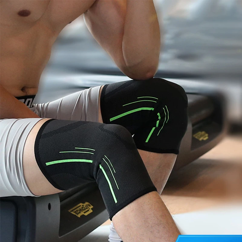 Фитнес Бег Велоспорт наколенники эластичные Нейлоновые Спортивные