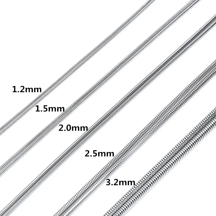 Никогда не увядает 316 круглый лист из нержавеющей стали под змеиную кожу Мужская