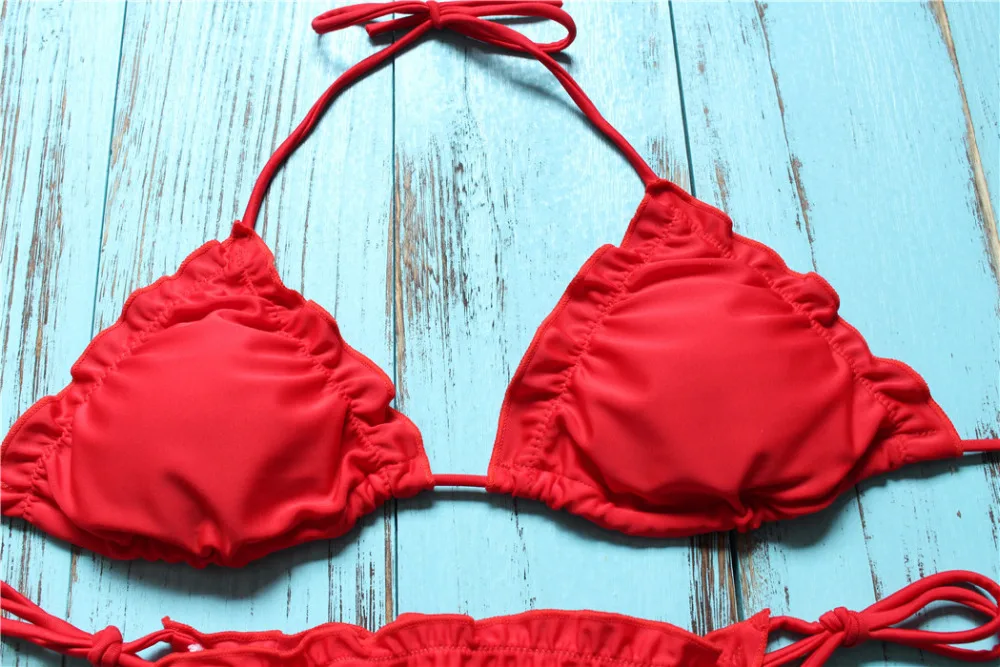 2017 Для женщин темно-зеленый оранжевый золотой velvet Thong Трусики бикини Наборы для