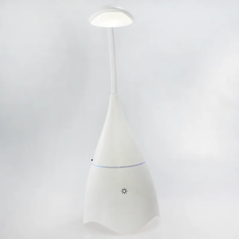 Stereo Wireless Table Lamp USB Rechargeable Bluetooth Speaker Light Reading Eye Protection for Student Bedroom | Лампы и освещение