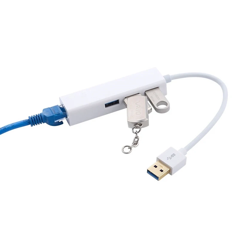 Cliry USB 2 0 Type-C миниатюрный usb-концентратор для RJ45 сетевой LAN адаптер Ethernet с 3 портами