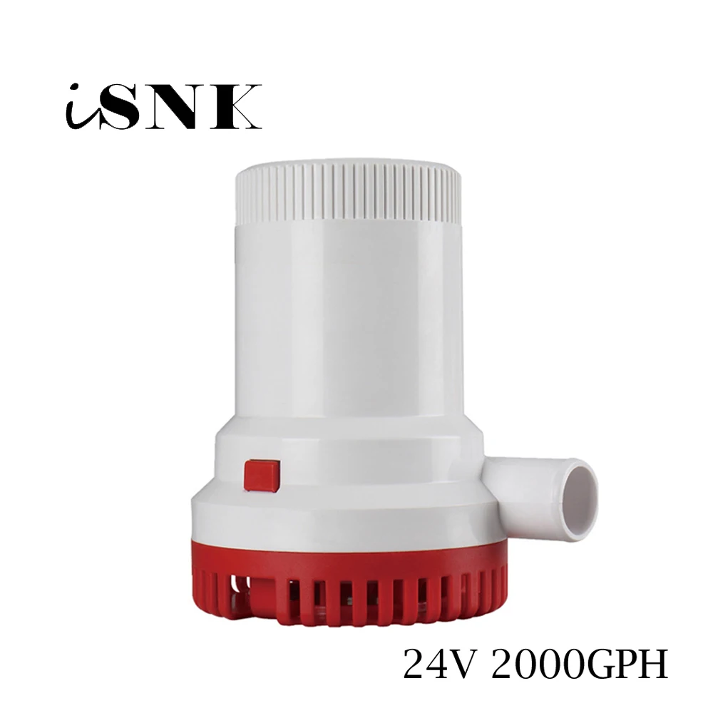Электрический откачивающий насос постоянного тока 24 В 2000 галлонов в час