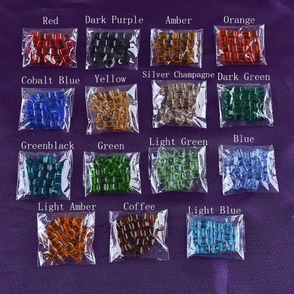 200X 6 мм маленькие квадратные хрустальные бусины для самостоятельного