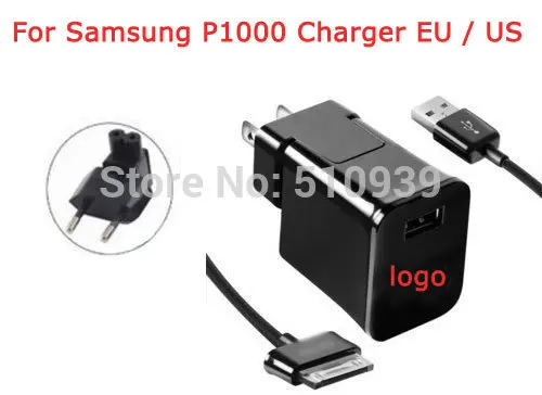 2 шт./лот 5 В/2 а США/ЕС вилка настенное зарядное устройство+ USB кабель для передачи данных для samsung Galaxy Tab 2 7,0 8,9 10,1 Note 2 Tablet P1000