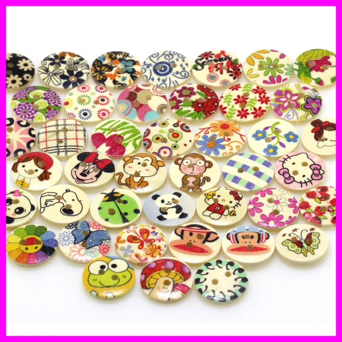 Модные милые круглые разноцветные дизайнерские узорные украшения аксессуары