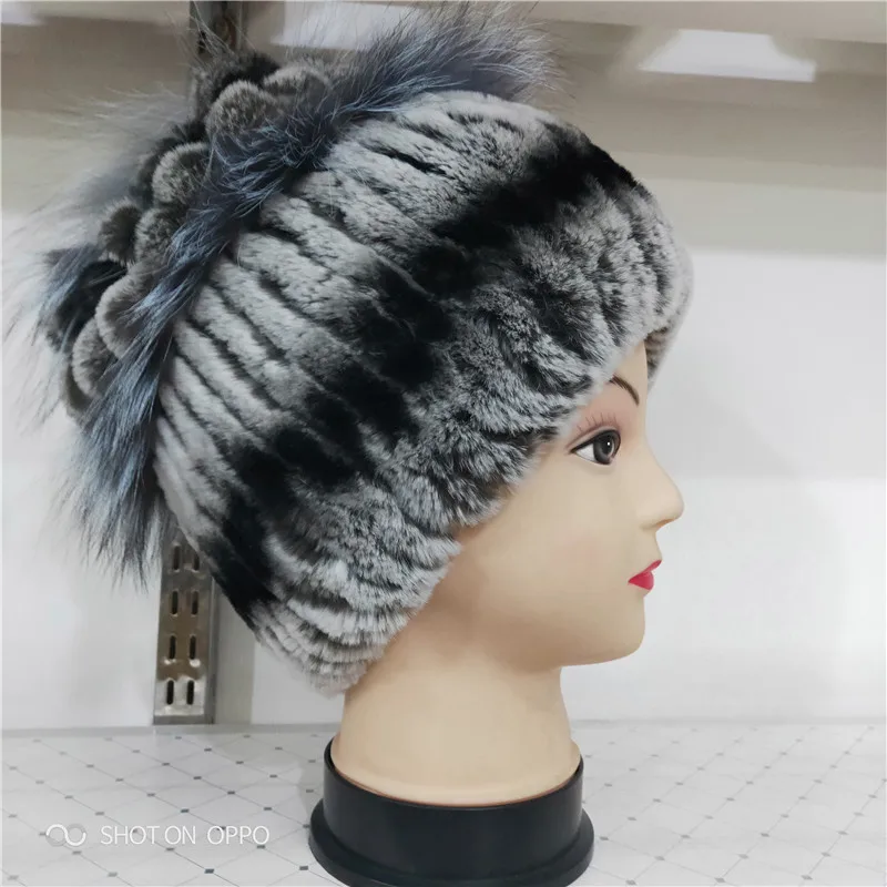 Женская меховая шапка 2020 из кролика рекс для женщин зимние высококачественные