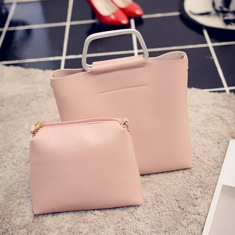 Женщины Мягкие Кожаные Сумки Цвета Ремни Старинные Композитный Сумка Женская