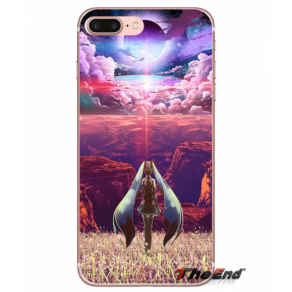 Силиконовый Чехол Dakimakura Japan Hatsune Miku для Samsung Galaxy Note 3 4 5 Grand Core Prime S3 S4 S5 MINI S6 S7 edge S8 S9