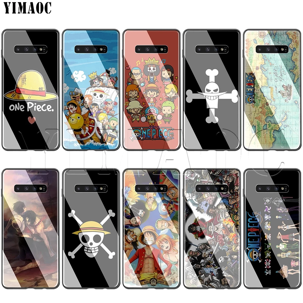 Yimaoc Одна деталь Стекло чехол для samsung Galaxy S7 S8 S9 S10 Plus, Note 8, 9, 10, A50 A20 A10 A70