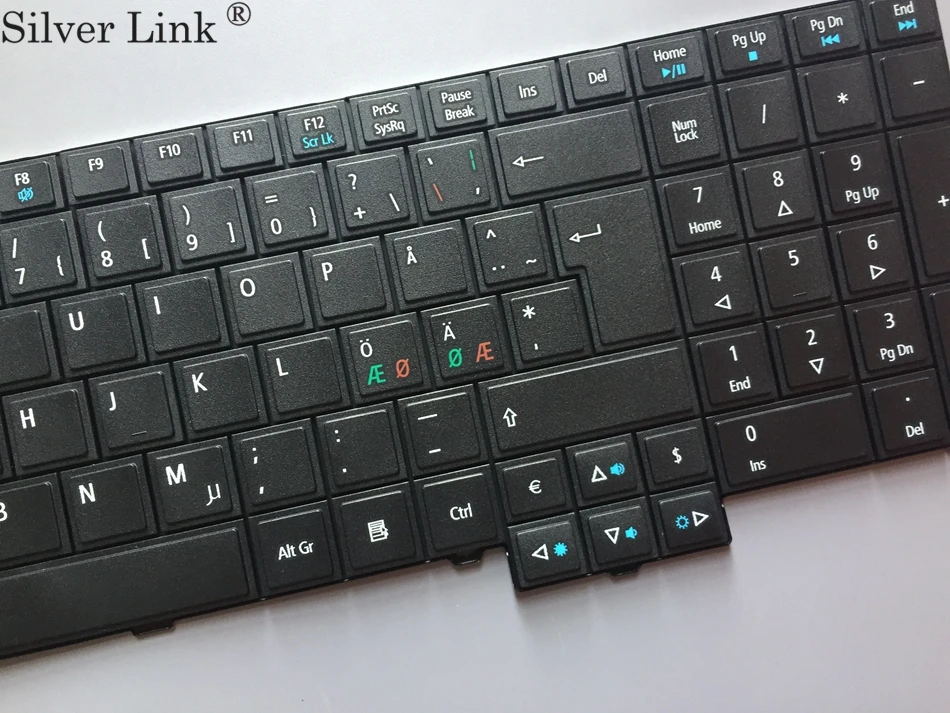 ND Скандинавская клавиатура для Acer TravelMate 5760 TM5760 5760G 5760Z 5760ZG TM6595 6595 6595tg 6596G 6595T 6595TG