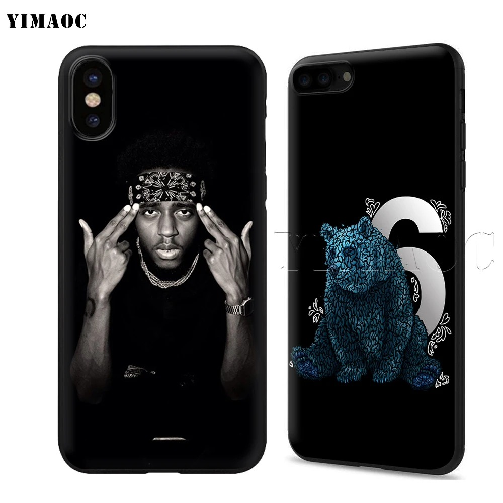 YIMAOC 6lack мягкий чехол для Apple iPhone SE 2020 5 5s 6 6s 7 8 Plus XR X Xs 11 12 Pro Max mini|Бамперы| |