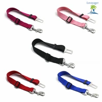 high quality adjustable nylon dog seat belt security seatbelt leash clip pet dog car belt keep dog safe