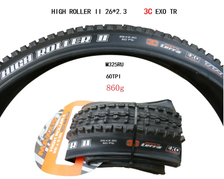 26x23 3C MAXXIS бескамерная готовая 3C TLR 26*2,3 велосипедная шина 26er 27,5*2,3 DH шина для горного велосипеда 26 складных шин вниз холм MINION DHF DHR - Цвет: 26x23 3C