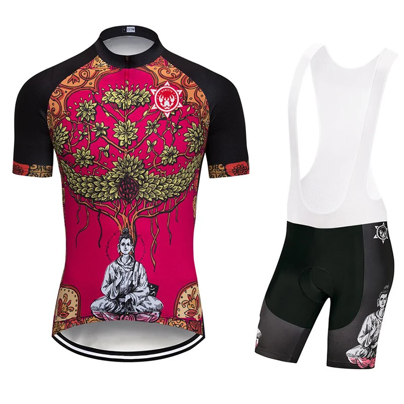 2018 флуоресцентный зеленый желаю вам счастья велосипедные Джерси летняя