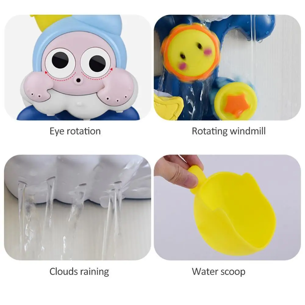 Мигание Русалочки Детские Мультяшные цветы классический душ КИТ Игрушки для
