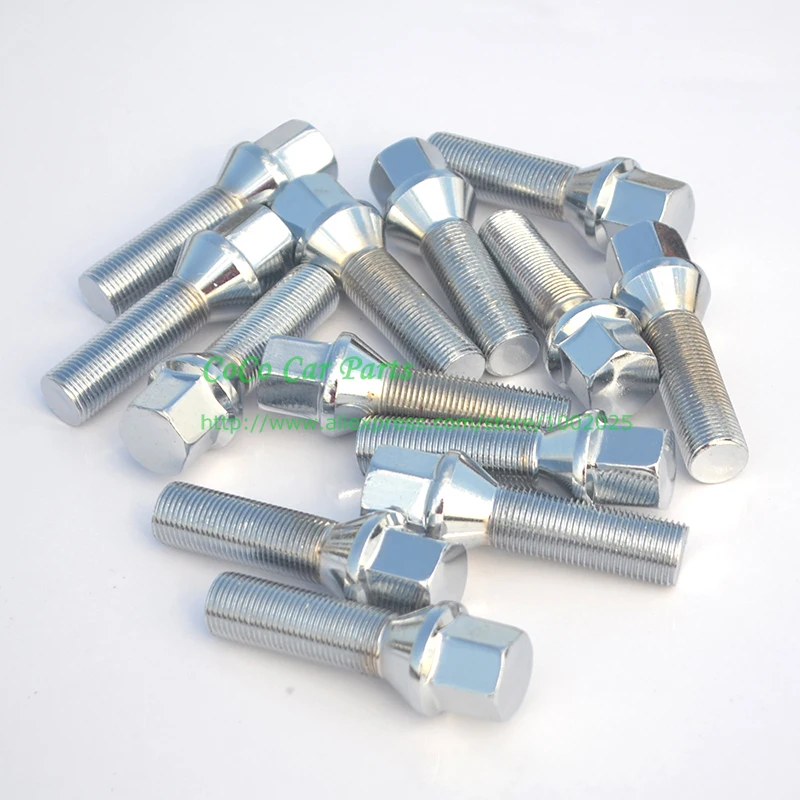 1 шт 12x1. 5 | 12x1. 25 | 14x1. 5 | 14x1,25 | 40 мм | 45mm | 50mm | Коническое сиденье колесная Проставка адаптер колесные болты