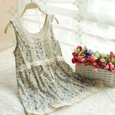 Летний корейский стиль милые цветочные кружевные майки Принцесса Вышивка камзол