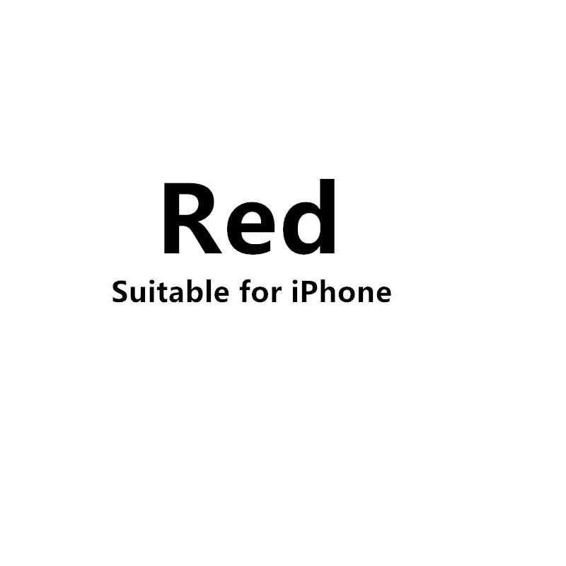 Red Для iPhone 7 8plus xs max xr x разветвитель 8 pin to 3,5 мм aux Jack& Charging to type c адаптер для huawei samsung cargador y audio - Цвет: Red