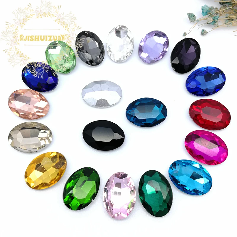 Винно Красный Овальный стеклянный Хрустальный нашивной заостренный Стразы Diy