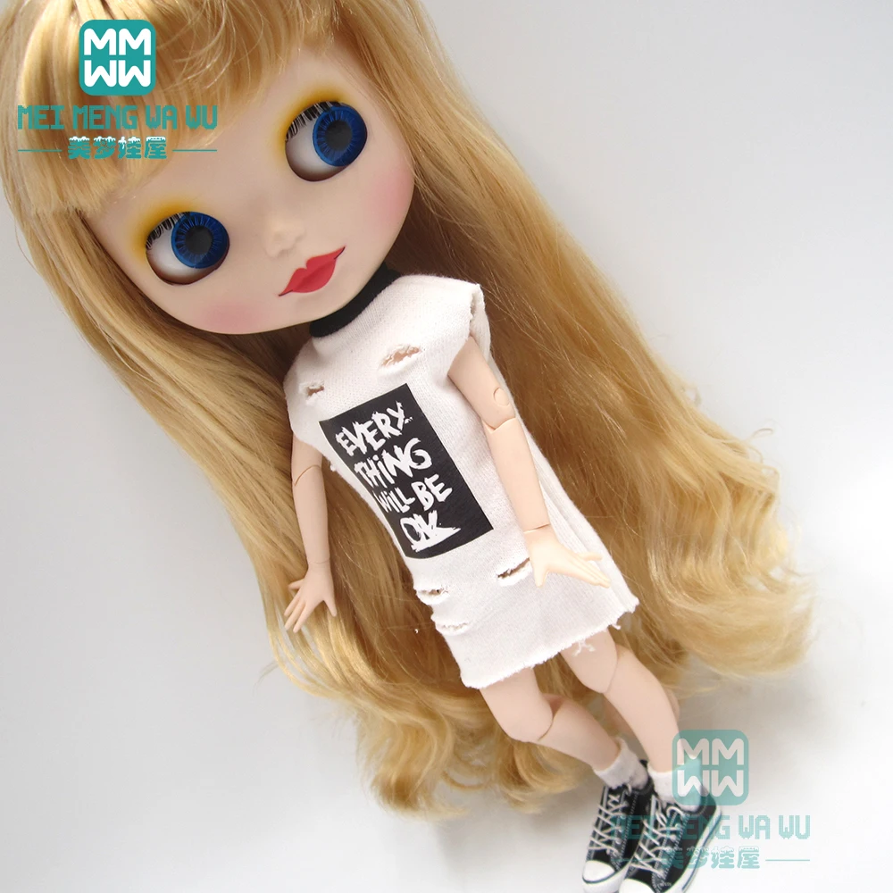 1 шт. Blyth одежда модная толстовка с капюшоном, носки для Blyth Azone 1/6 аксессуары для кукол