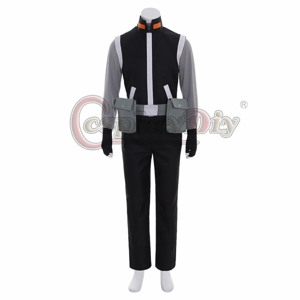 Cosplaydiy аниме Voltron: Legendary Defender Shiro черный костюм для косплея взрослых нарядное