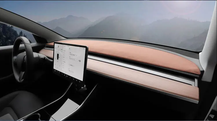 LUCKEASY Dash коврик для Tesla модель 3 Tesla3 ковер покрытие солнцезащитный изоляционный инструмент панель защита