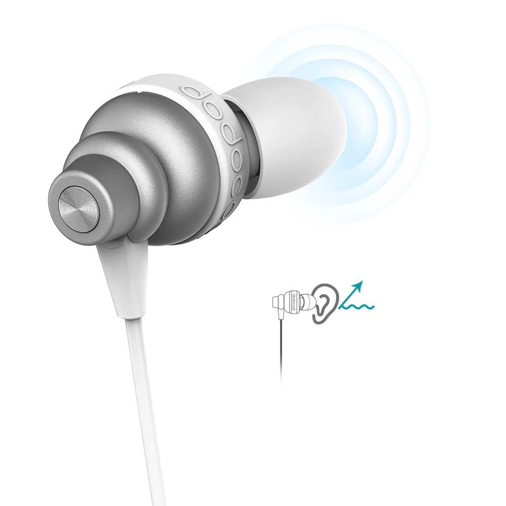 Dodocool MFi высокого разрешения в наушники вкладыши стерео с разъемом Lightning для iPhone X 8