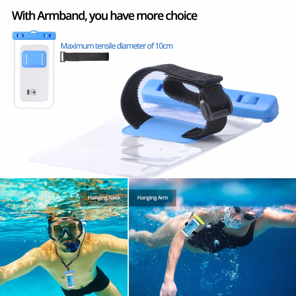 Универсальный Водонепроницаемый Чехол для телефона водонепроницаемая сумка с