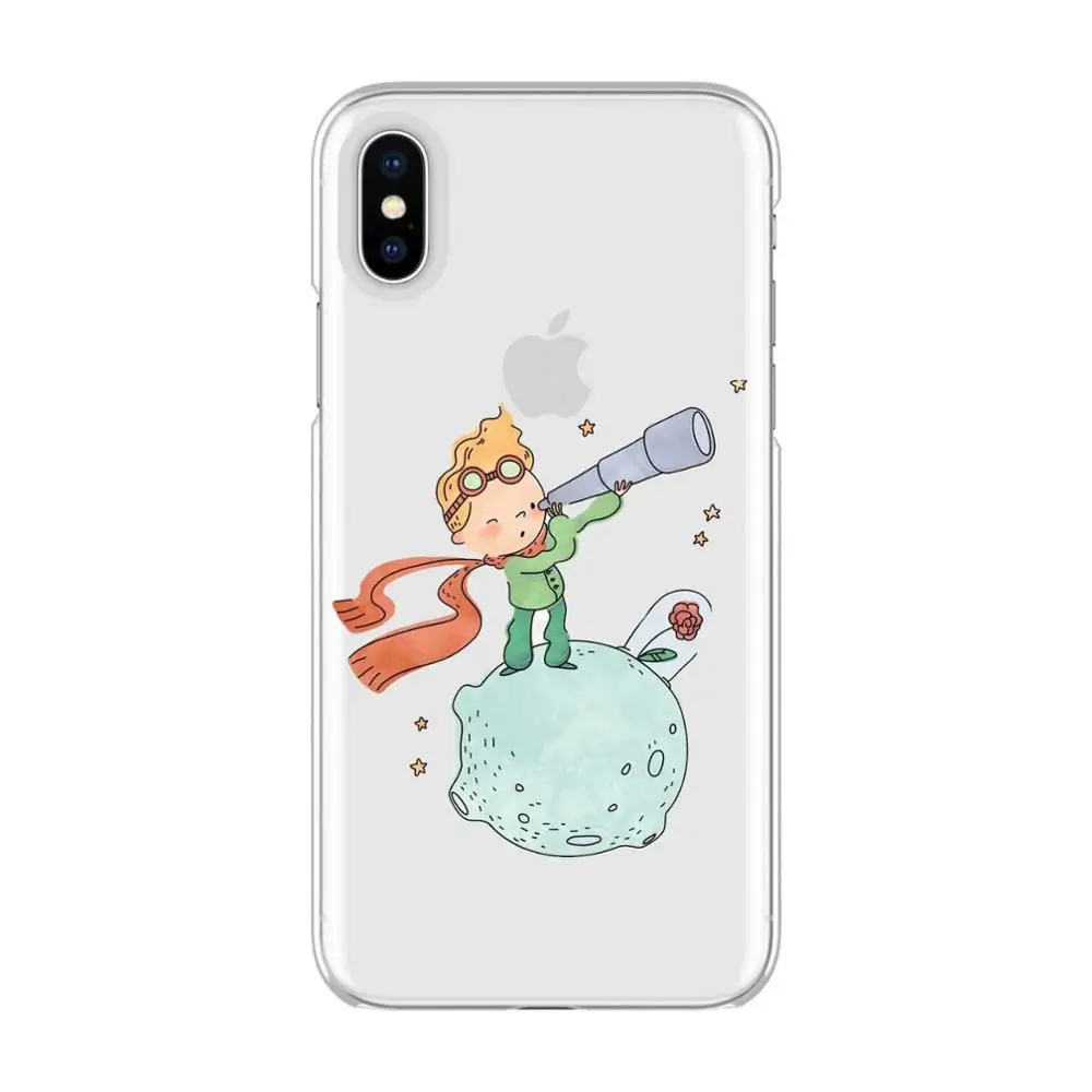 Мягкий чехол из ТПУ с изображением Маленького принца земли для iPhone 11Pro MAX SE 5 5S 6 6S 7 8Plus X10 XS XR MAX - Цвет: TPU