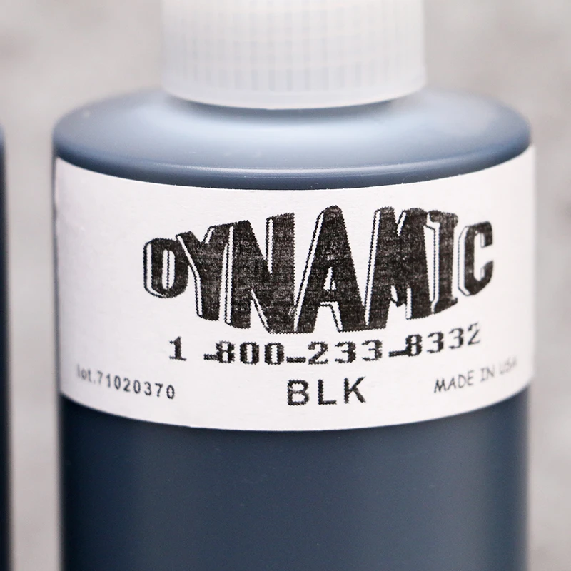 Черный бренд Dynamic краска для татуировок 1 бутылка 249 мл пигмент макияж боди-арт