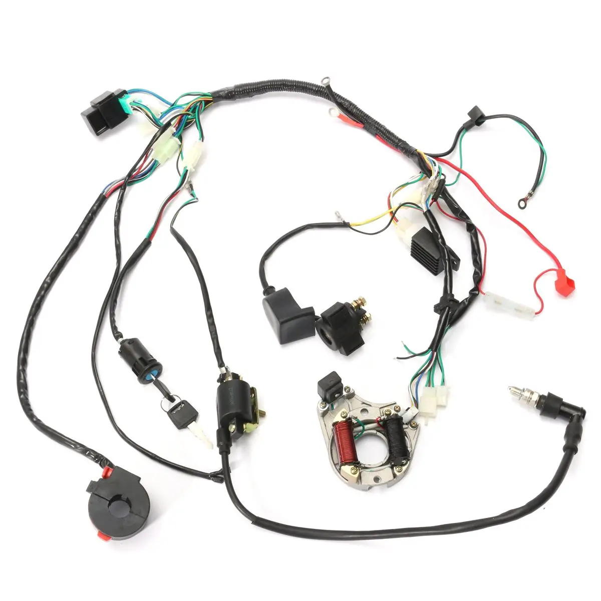 CDI провода жгут статора Монтажная проводка для ATV Электрический Quad 50CC 70CC 90CC 110CC 125CC