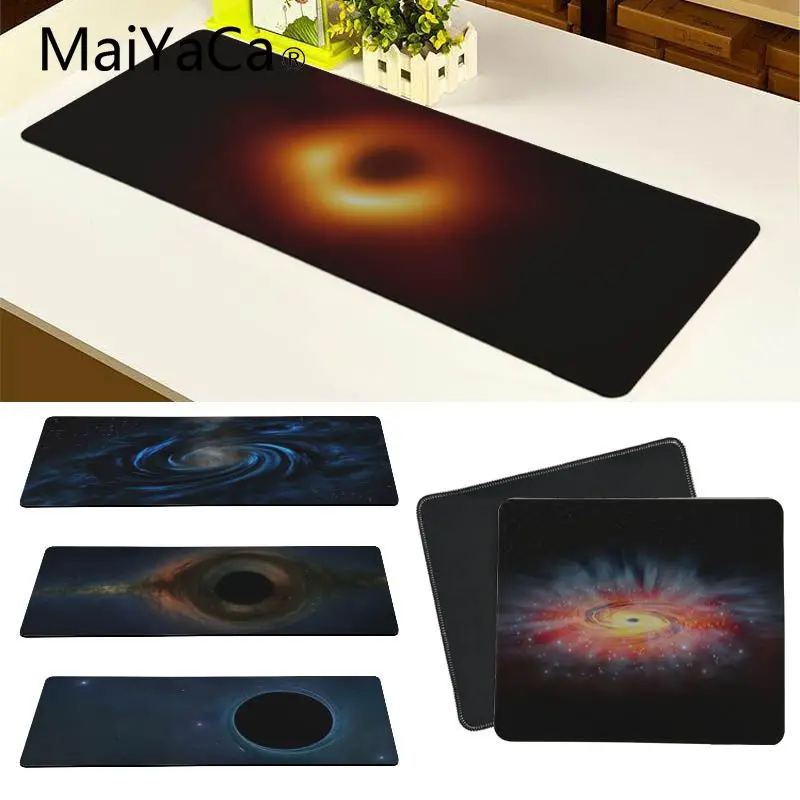 

MaiYaCa Custom Skin Black hole Laptop Gaming Mice Mousepad Large Gaming Mouse Pad Lockedge Mouse Mat