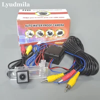 lyudmila car reverse camera with power relay for volkswagen sagitar 20122018 hd ccd night vision back up rear view camera