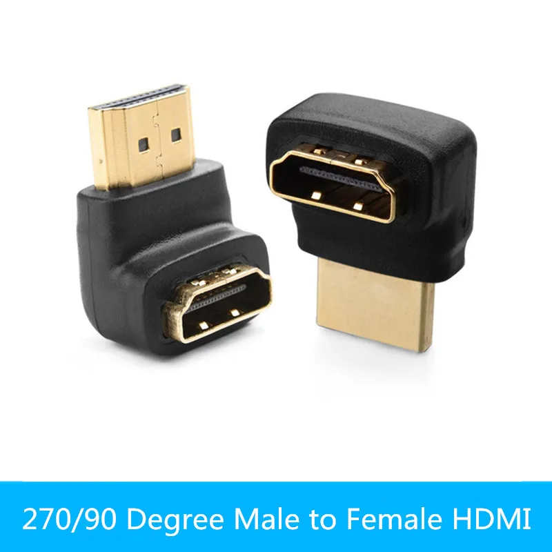 Кабель адаптер HDMI 270/90 градусов штекер гнездо для 1080P HDTV|Кабели HDMI| |