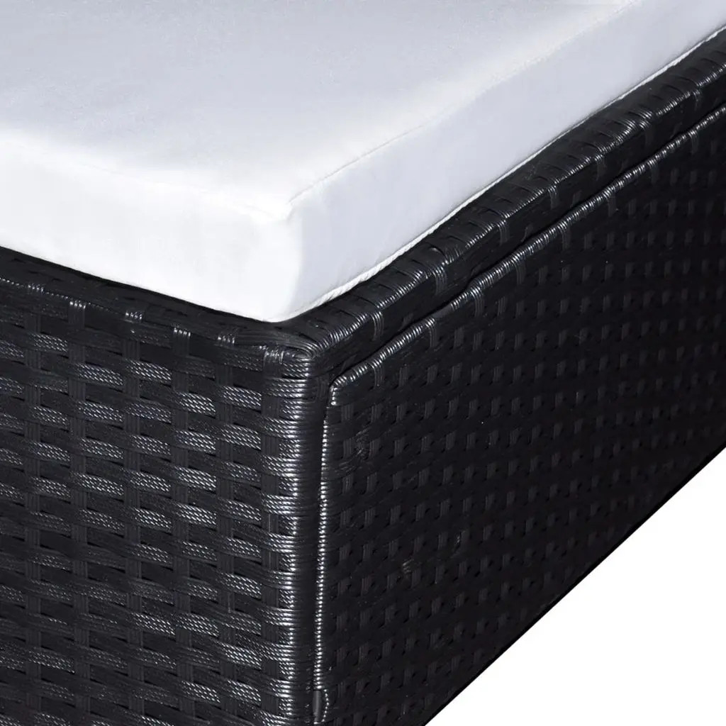 VidaXL 16 шт. черный поли ротанга сиденье набор садовой мебели|garden furniture|furniture garden
