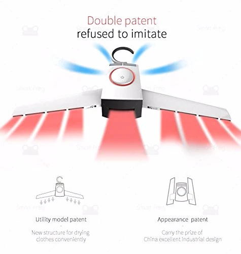Портативная Складная сухая мини вешалка Smart Frog быстросохнущая с нагревателем