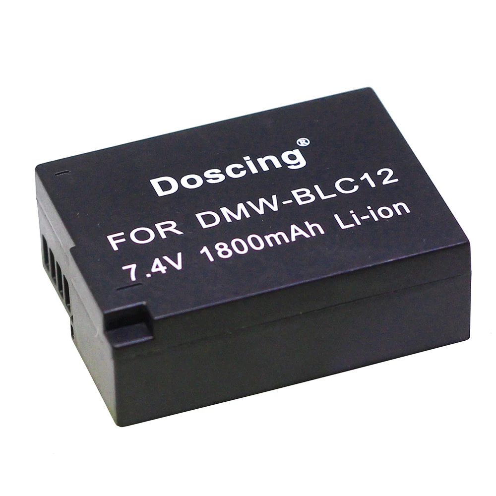 3 упаковки 7 4 В 1800 мАч DMW BLC12 dmw blc12e батарея для камеры Panasonic Lumix FZ1000 FZ200 FZ300 G5 G6 G7GH2 DMC GX8