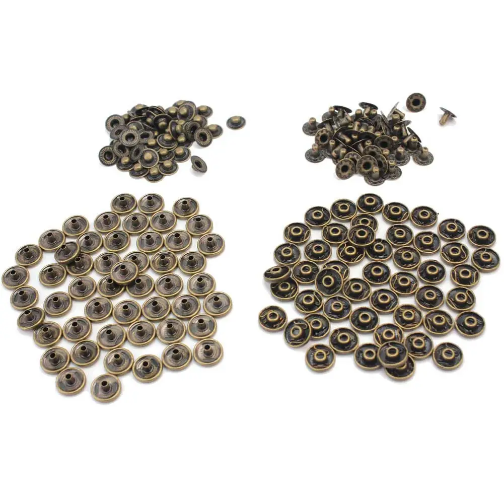 50 шт. бронзовые пуговицы для одежды 12 мм|snap fastener|metal snapsfastener buttons |