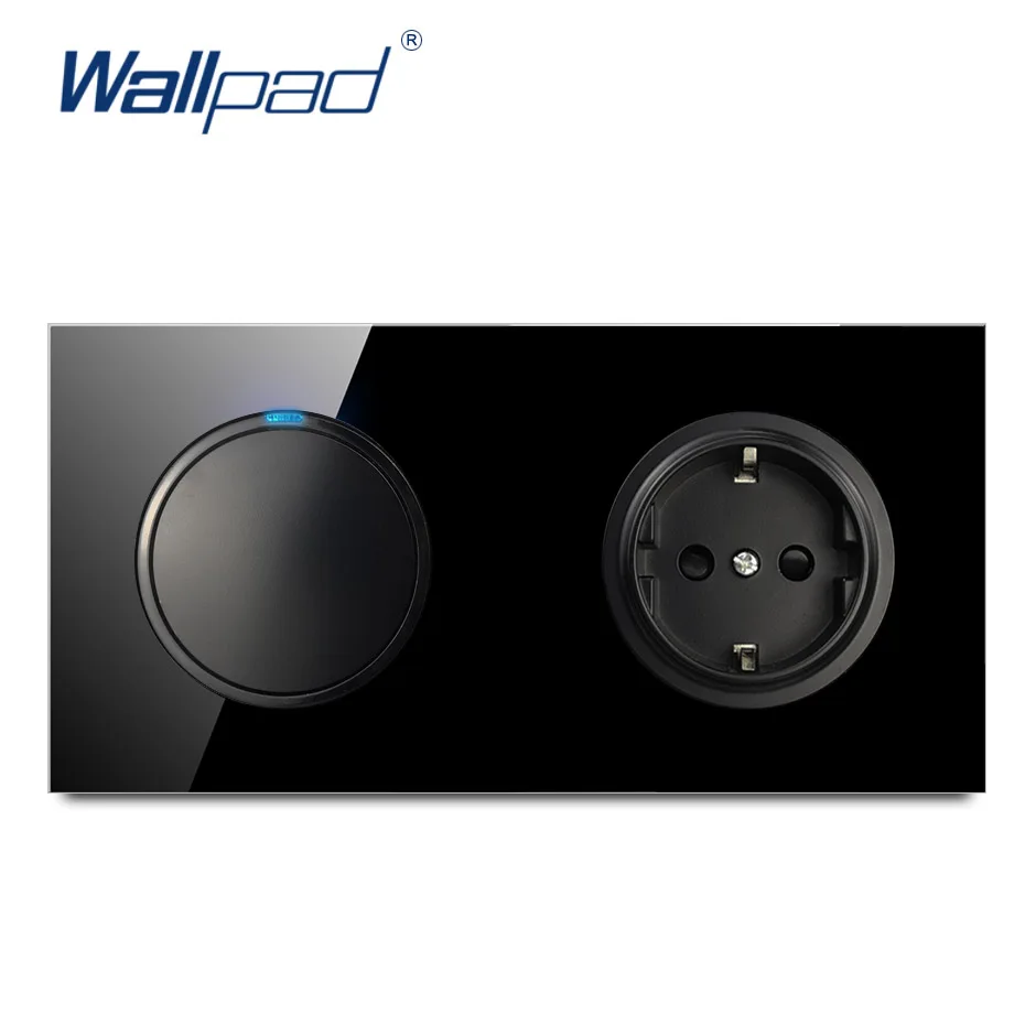 Настенная розетка Wallpad L6 европейского стандарта немецкая электрическая из