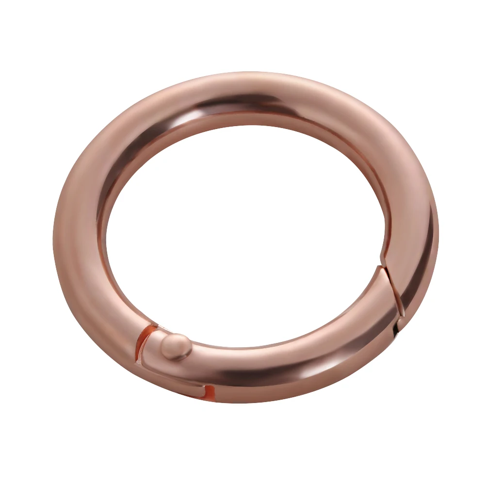 5 шт. круглый карабин пружинная защёлка зажимы крюк брелок кольцо для ключей на