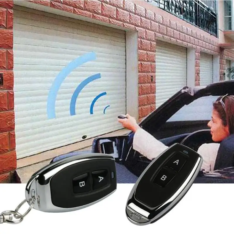 QIACHIP 433 MHz 2 CH Wireless Remote Control RF Relay Transmitter Learning Code (1527/EV1527) Key Fob 433mhz Module Z40 | Обустройство