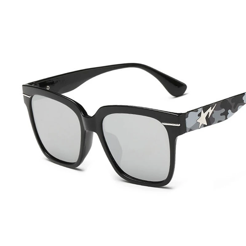 Новинка 2017 квадратные модные солнцезащитные очки с принтом в стиле пэчворк