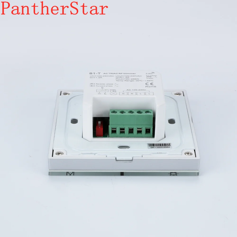 AC100 240V S1 T AC Triac сенсорная стеклянная панель диммер 30 м дистанционное расстояние