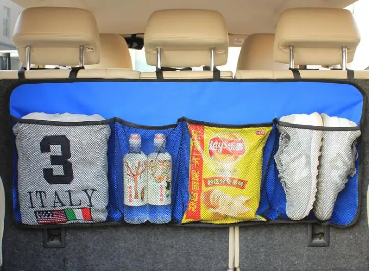 2019 автомобильный Органайзер багажник заднее сиденье Регулируемая сумка для