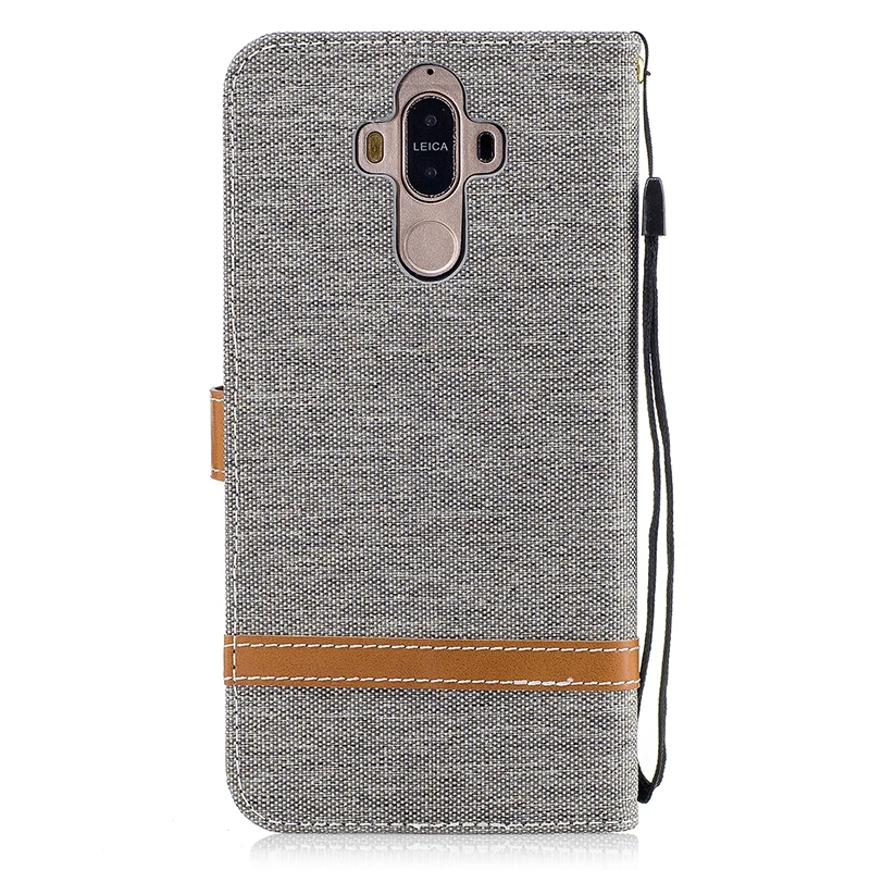 Fundas Ретро флип чехол для Huawei Коврики 9 Бизнес Крест Текстура искусственная кожа