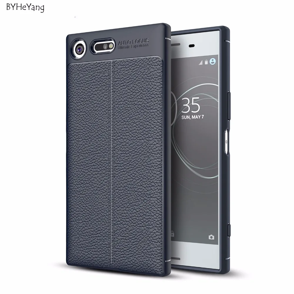 BYHeYang для Capa Sony Xperia XZ Премиум чехол мягкий личи ТПУ Premium G8141 |