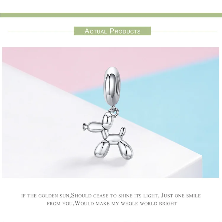 S925 серебро fit Pandora браслет DIY птица Единорог собака Бабочка Олень талисманы 925 синяя кристаллическая звезда Пингвин жесты бусины