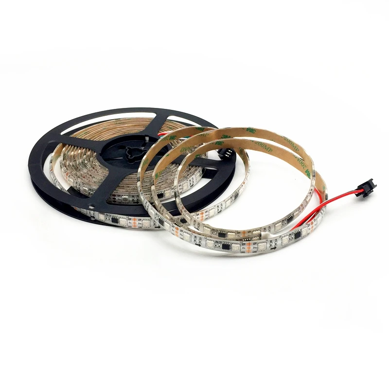 5 м/лот WS2811 5050 RGB Светодиодная лента 60 Светодиодный s/m индивидуальный адресуемый